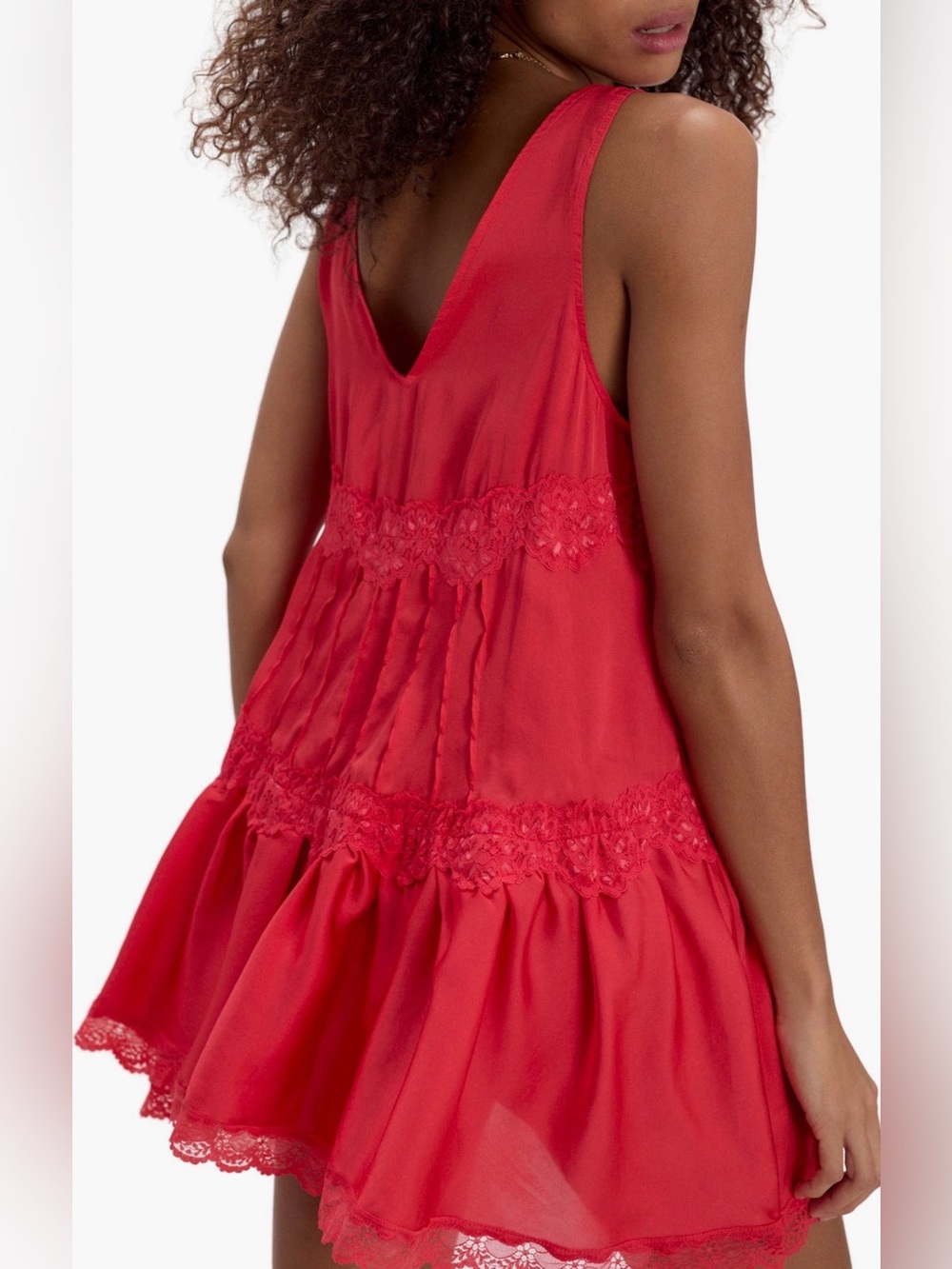 Free People In This Groove Mini Slip Dress - Picture 4 of 4